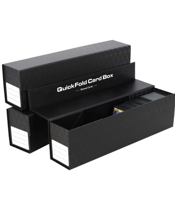 BCW QuickFold Card Boxes for Sleeved Cards 3 Pack