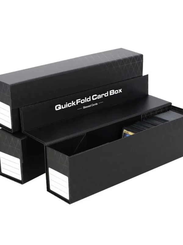 BCW QuickFold Card Boxes for Sleeved Cards 3 Pack