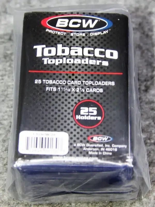 BCW Tobacco Card Toploaders