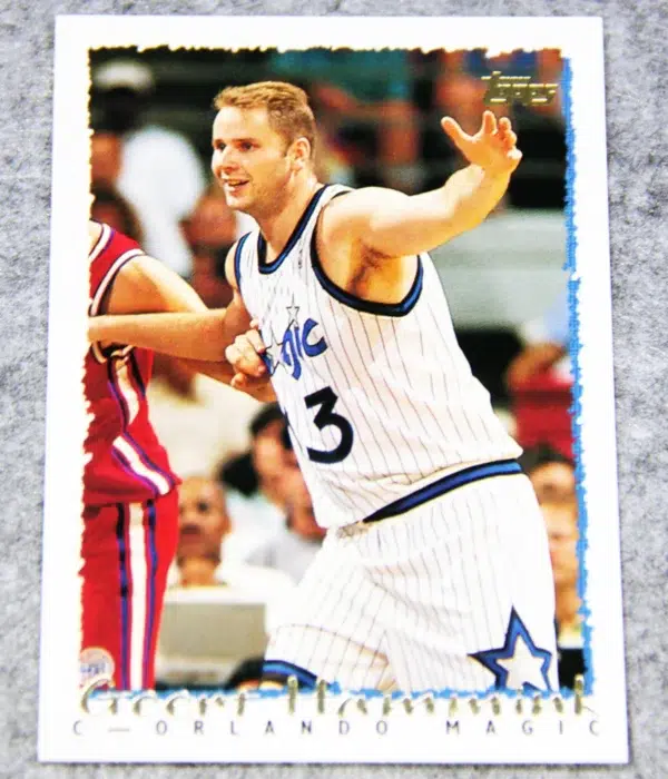 1994-95 Geert Hammink #311 Topps NBA Basketball RC