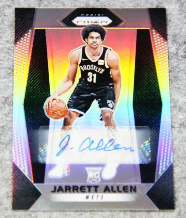 2017-18 Jarrett Allen #154 Panini Prizm Silver Prizm Autograph RC