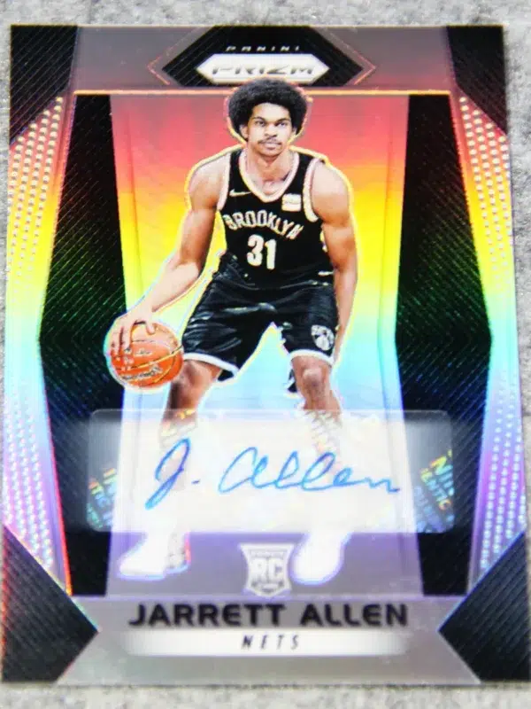 2017-18 Jarrett Allen #154 Panini Prizm Silver Prizm Autograph RC