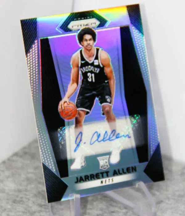 2017-18 Jarrett Allen #154 Panini Prizm Silver Prizm Autograph RC