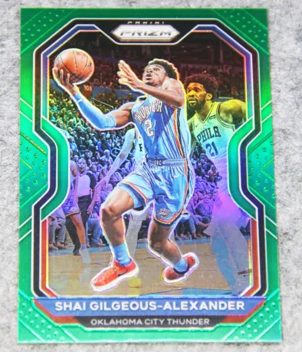 2020-21 Shai Gilgeous-Alexander #118 Panini Prizm Green Prizm