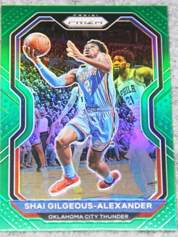 2020-21 Shai Gilgeous-Alexander #118 Panini Prizm Green Prizm