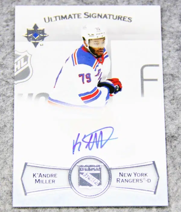 2022-23 K'Andre Miller #US-KM Upper Deck Ultimate Collection Signatures