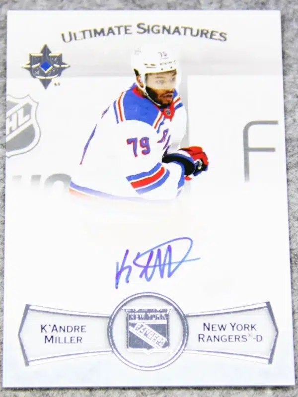 2022-23 K'Andre Miller #US-KM Upper Deck Ultimate Collection Signatures