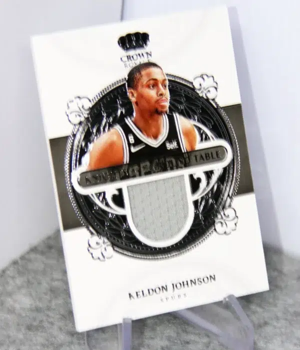 2022-23 Keldon Johnson #KRT-KDJ Panini Crown Royale Knights of the Round Table Relic