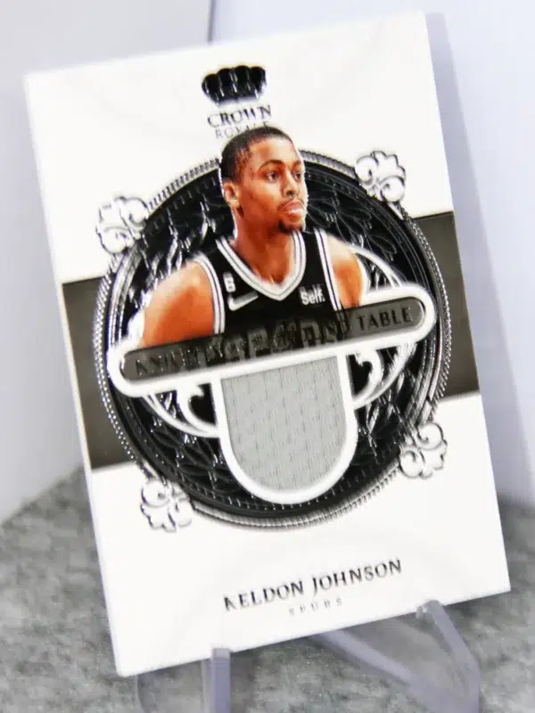 2022-23 Keldon Johnson #KRT-KDJ Panini Crown Royale Knights of the Round Table Relic