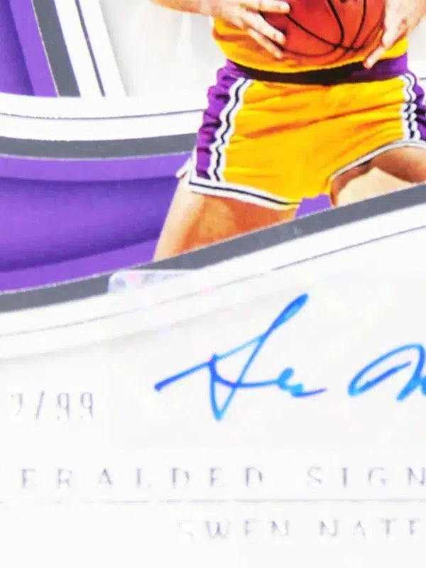 2022-23 Swen Nater #IHS-SWN Panini Immaculate Heralded Signatures /99