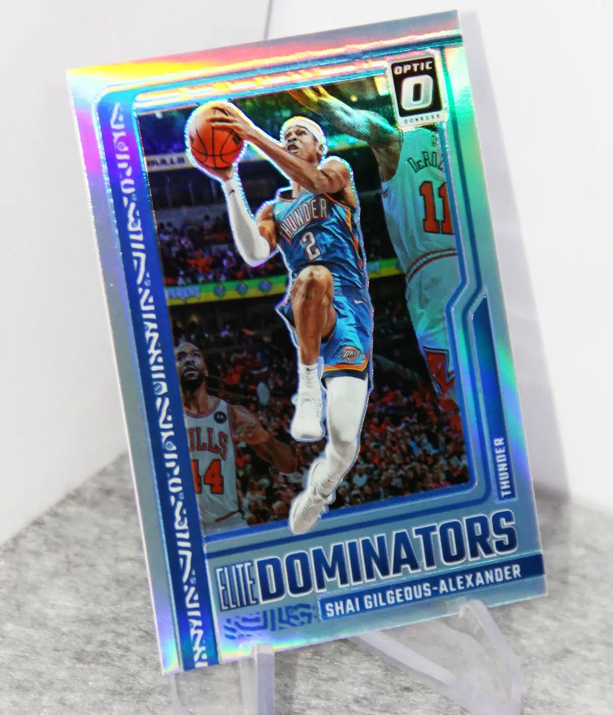2023-24 Shai Gilgeous-Alexander #1 Panini Donruss Optic Elite Dominators Holo