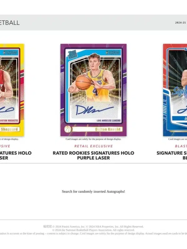 2024-25 Panini Donruss NBA Basketball Blaster Box - Sealed