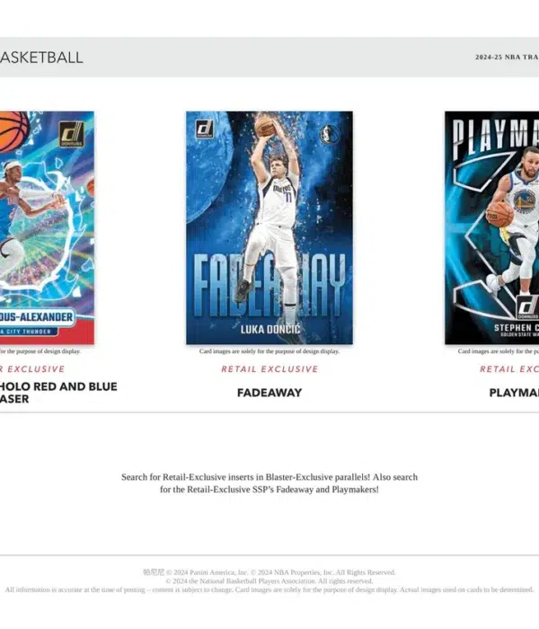 2024-25 Panini Donruss NBA Basketball Blaster Box - Sealed