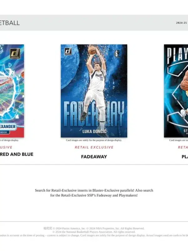 2024-25 Panini Donruss NBA Basketball Blaster Box - Sealed