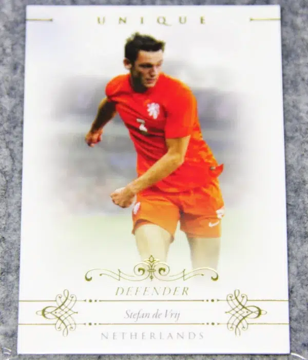 2015 Stefan de Vrij #008 Futera Unique Defender