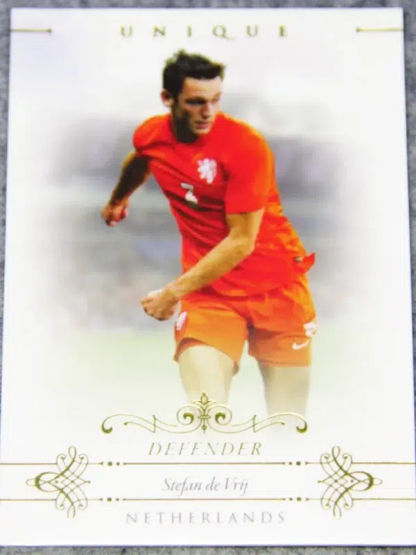 2015 Stefan de Vrij #008 Futera Unique Defender