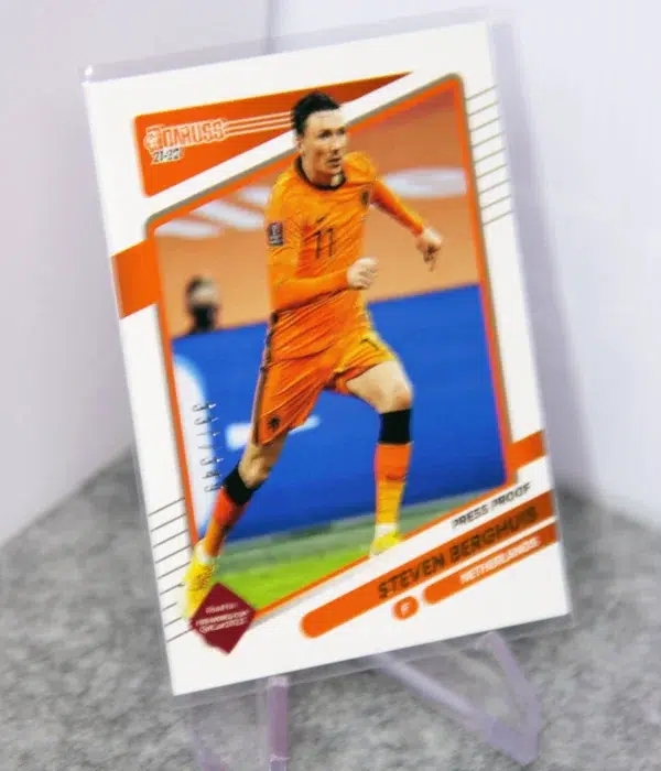 2021-22 Steven Berghuis #94 Panini Donruss Soccer Press Proof Gold /349