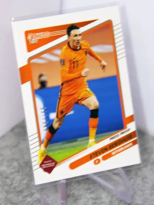 2021-22 Steven Berghuis #94 Panini Donruss Soccer Press Proof Gold /349