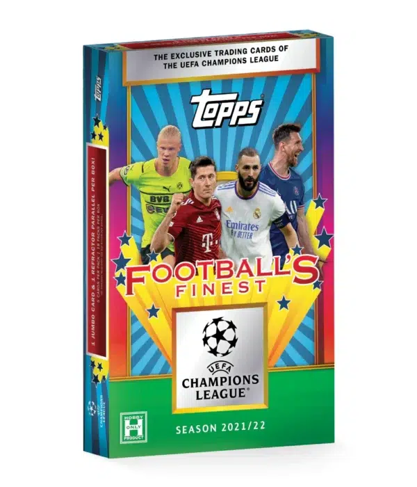 2021-22 Topps UEFA Champions League Finest Flashbacks Hobby Box - Sealed
