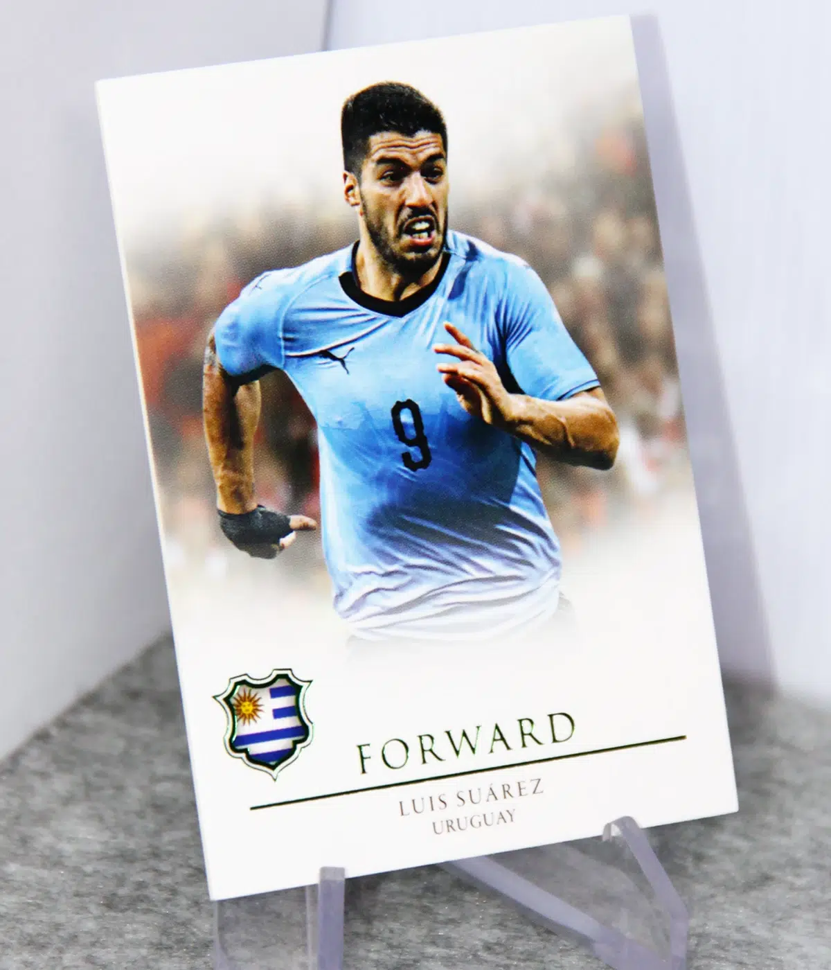2021 Luis Suarez #089 Futera Unique Football Forward Emerald /50
