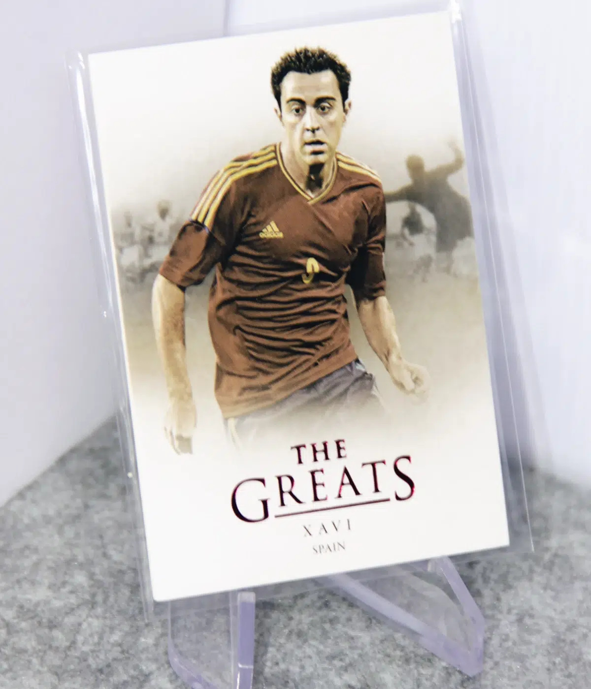 2021 Xavi #119 Futera Unique Football The Greats Ruby /20