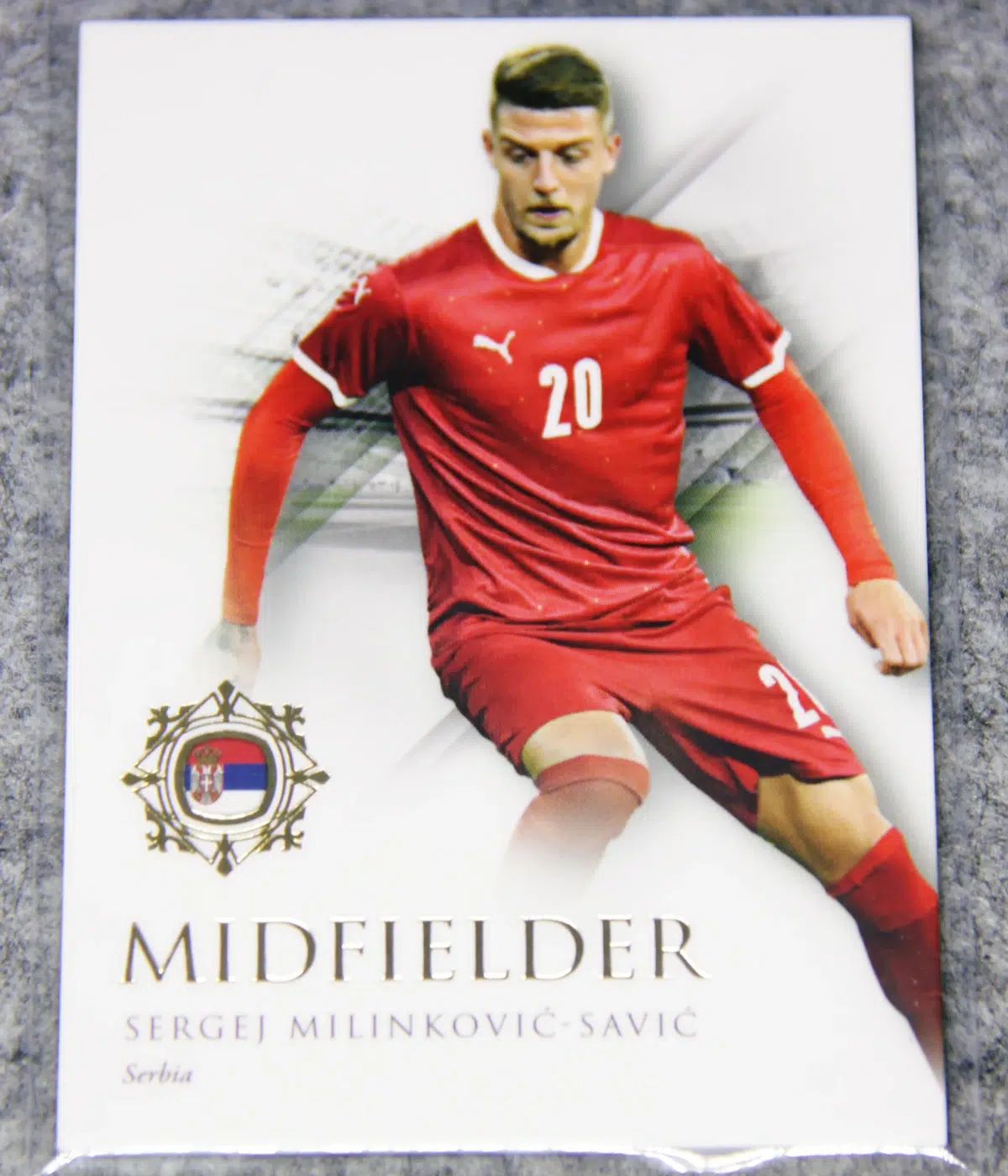 2022 Sergej Milinkovic-Savic #048 Futera Unique Midfielder