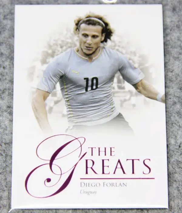 2023 Diego Forlan #110 Futera Unique Football The Greats Pink /55