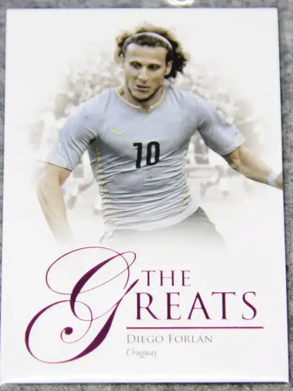 2023 Diego Forlan #110 Futera Unique Football The Greats Pink /55