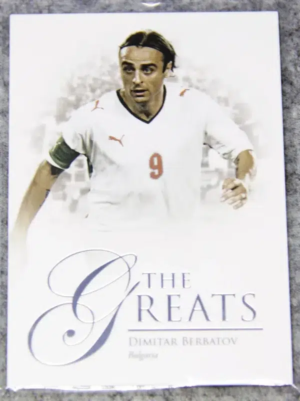 2023 Dimitar Berbatov #103 Futera Unique Football The Greats Silver /69