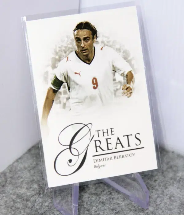 2023 Dimitar Berbatov #103 Futera Unique Football The Greats Silver /69