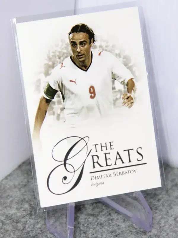 2023 Dimitar Berbatov #103 Futera Unique Football The Greats Silver /69