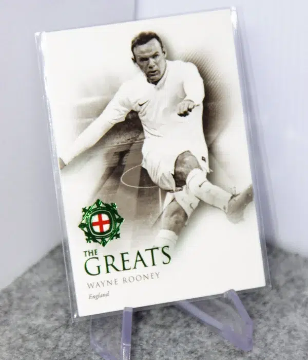 2022 Wayne Rooney #117 Futera Unique Football The Greats Emerald /27