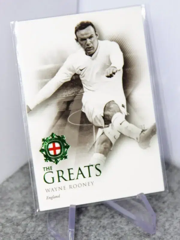 2022 Wayne Rooney #117 Futera Unique Football The Greats Emerald /27