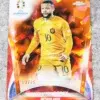 2024 Memphis Depay #37 Topps Chrome UEFA Euro Sapphire Edition Orange Refractor /25