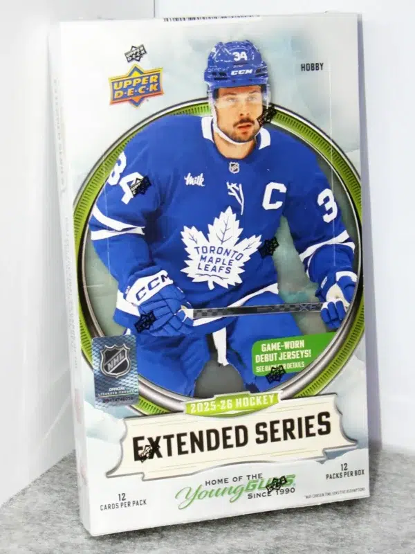 2025-26 Upper Deck Hockey Extended Series Hobby Box - Sealed