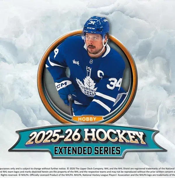 2025-26 Upper Deck Hockey Extended Series Hobby Box - Sealed