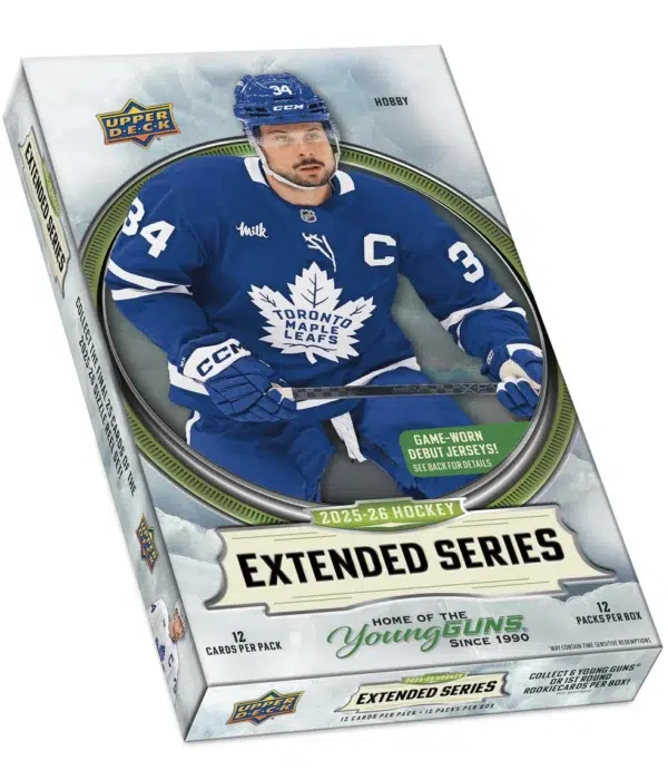 2025-26 Upper Deck Hockey Extended Series Hobby Box - Sealed