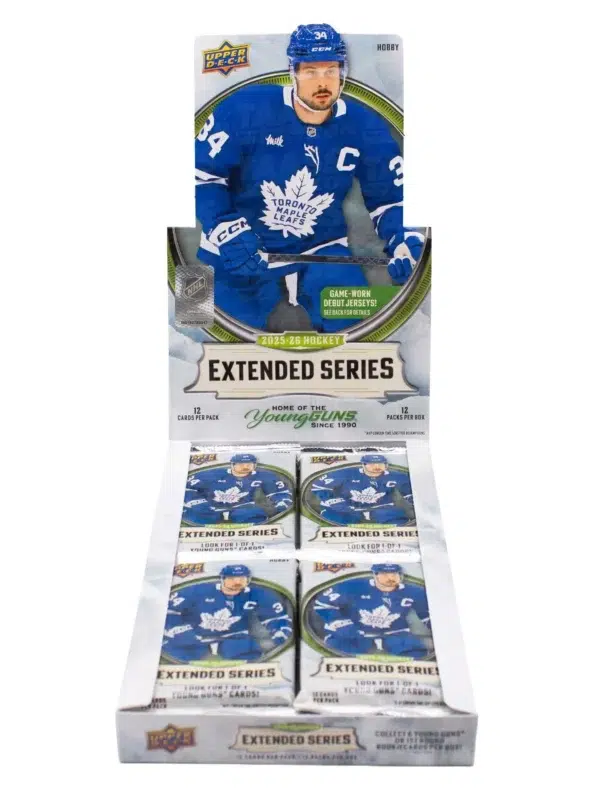 2025-26 Upper Deck Hockey Extended Series Hobby Box - Sealed