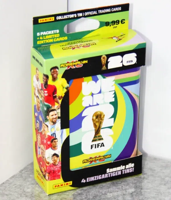 2026 Panini Adrenalyn XL FIFA World Cup Pocket Tin