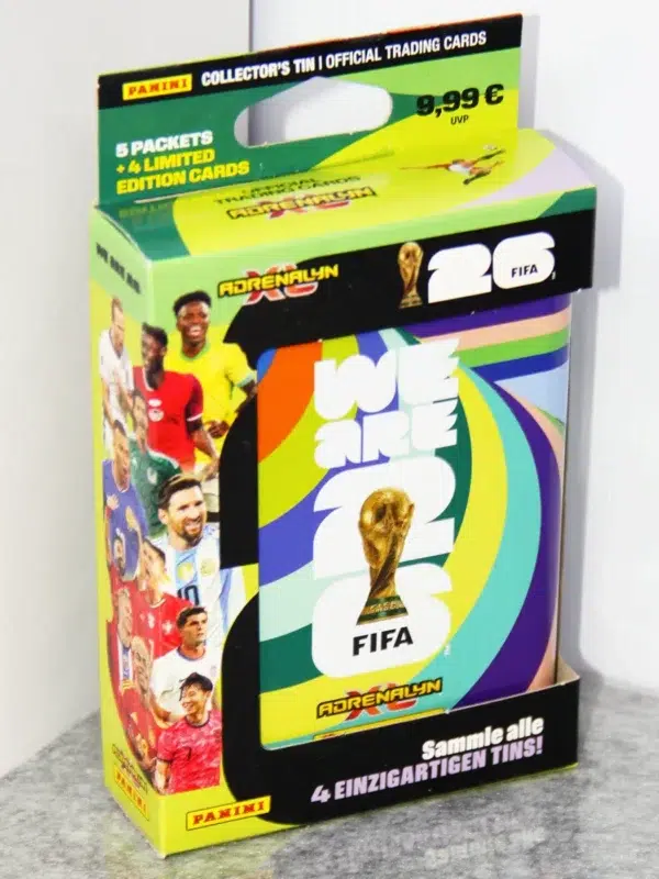 2026 Panini Adrenalyn XL FIFA Wereldkampioenschap voetbal - zakformaat blikje
