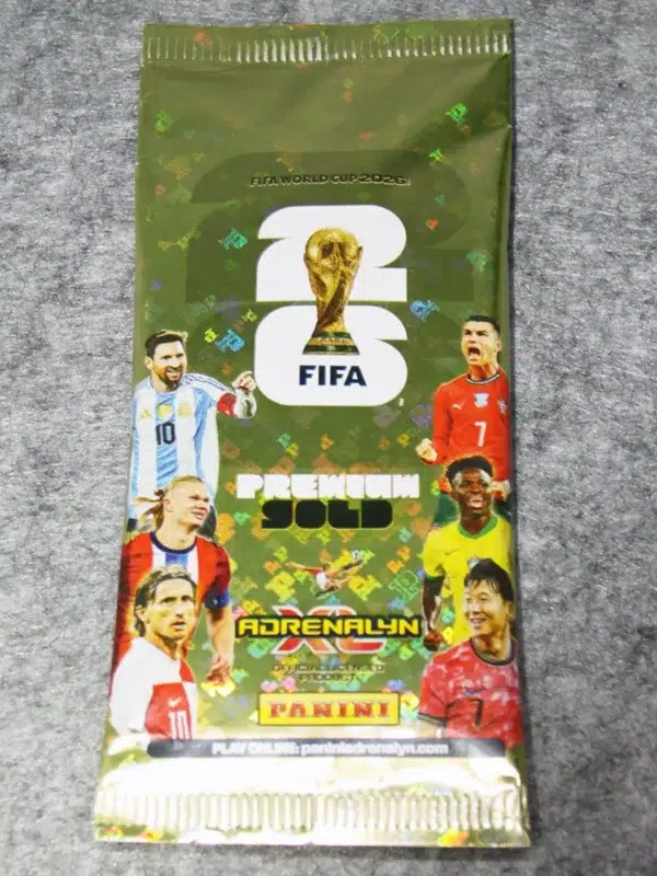 2026 Panini Adrenalyn XL FIFA World Cup Premium Gold Pack - Verzegeld