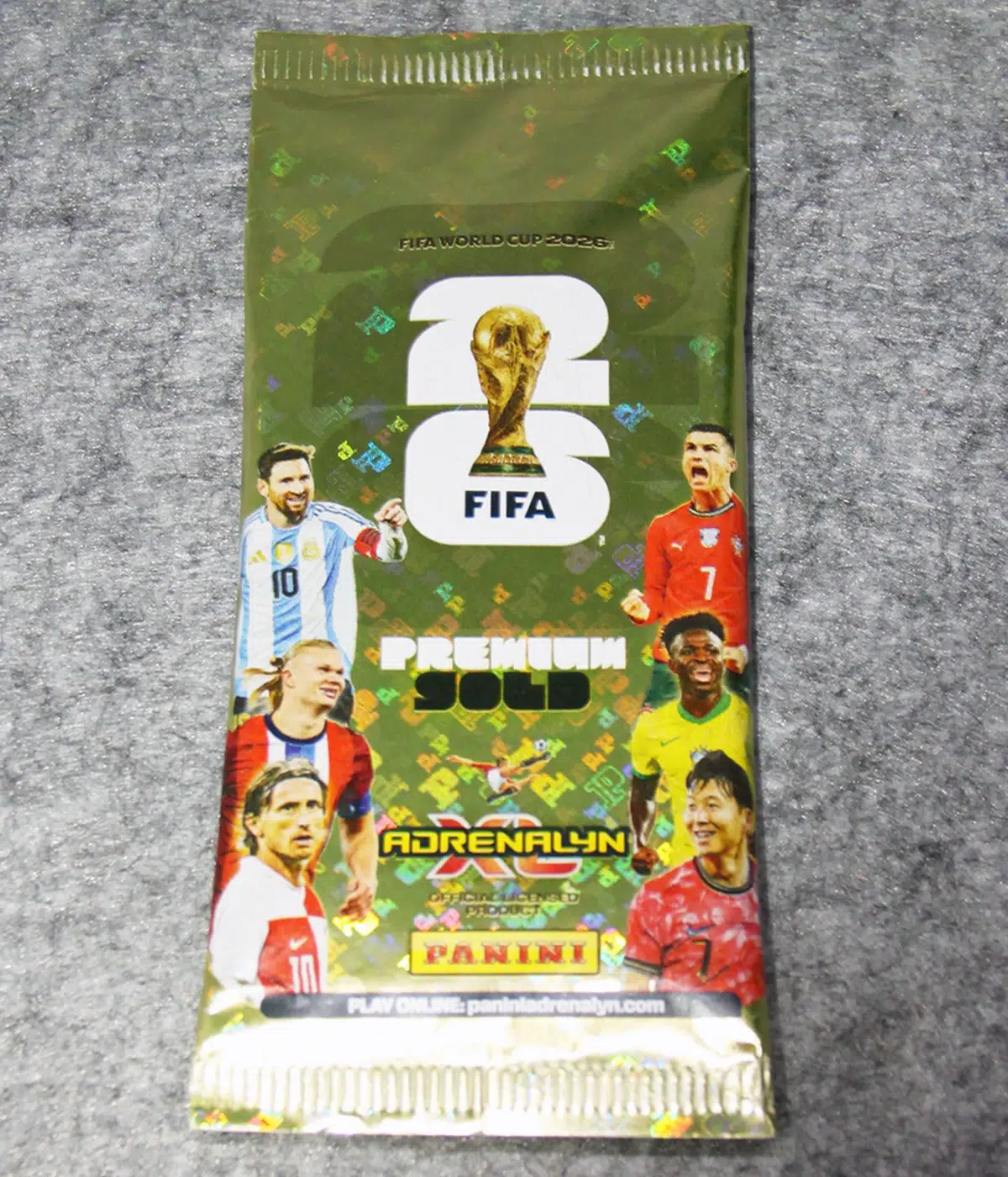 2026 Panini Adrenalyn XL FIFA World Cup Premium Gold Pack - Verzegeld