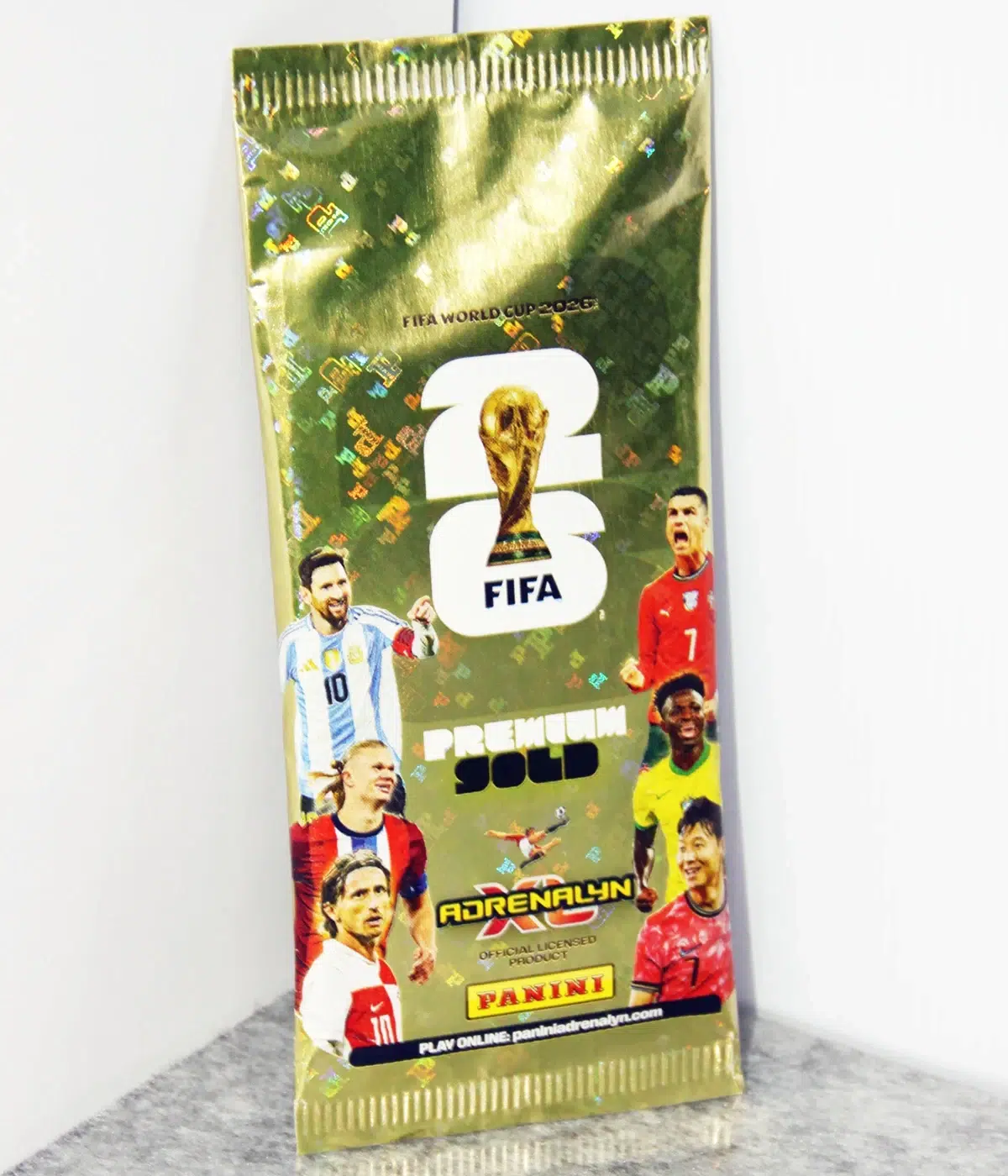 2026 Panini Adrenalyn XL FIFA World Cup Premium Gold Pack - Sealed