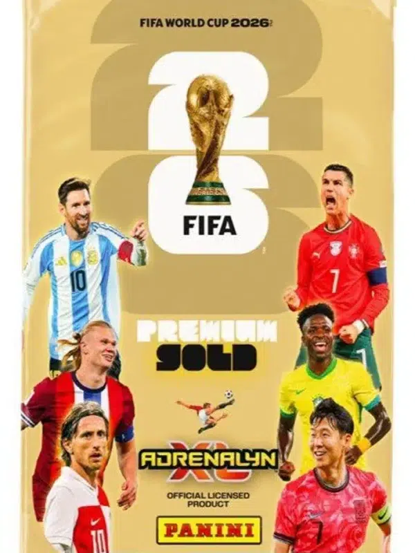 2026 Panini Adrenalyn XL FIFA World Cup Premium Gold Pack - Verzegeld