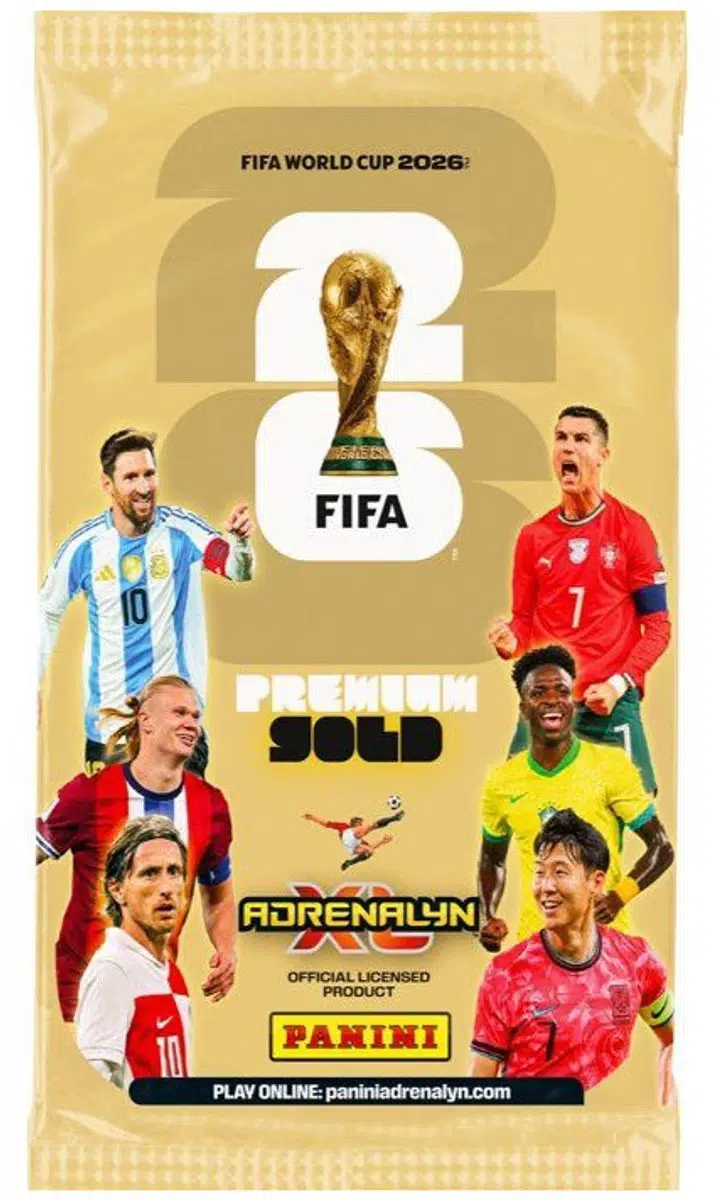 2026 Panini Adrenalyn XL FIFA World Cup Premium Gold Pack - Verzegeld