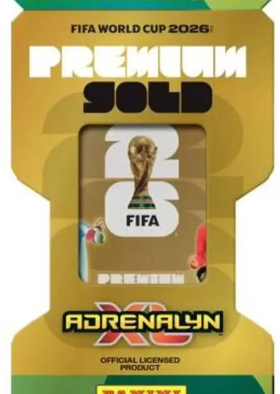 2026 Panini Adrenalyn XL FIFA World Cup Premium Gold Pack - Verzegeld