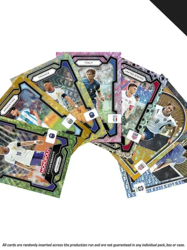 Monopoly Panini Prizm 2026 FIFA World Cup Soccer Trading Card Booster Box