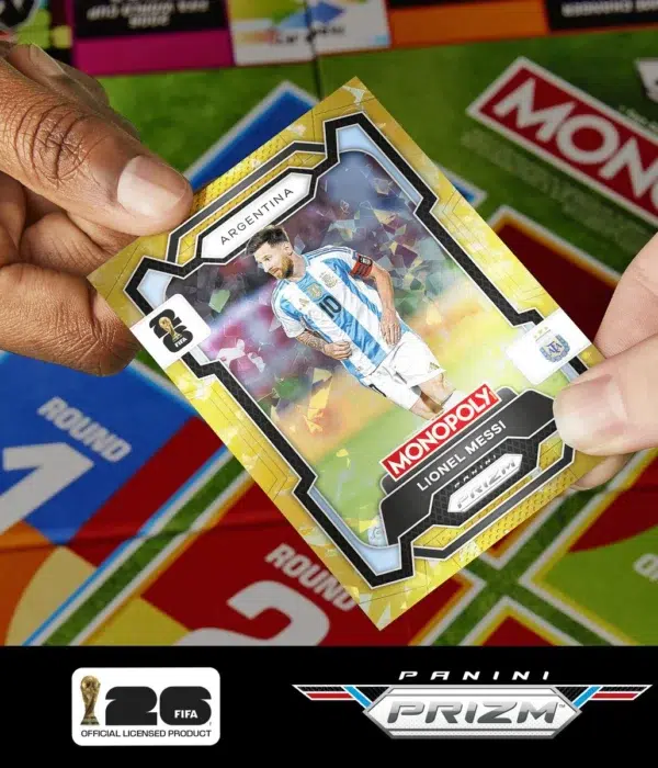 Monopoly Panini Prizm FIFA World Cup Trading Card Edition Board Game - NL Edition