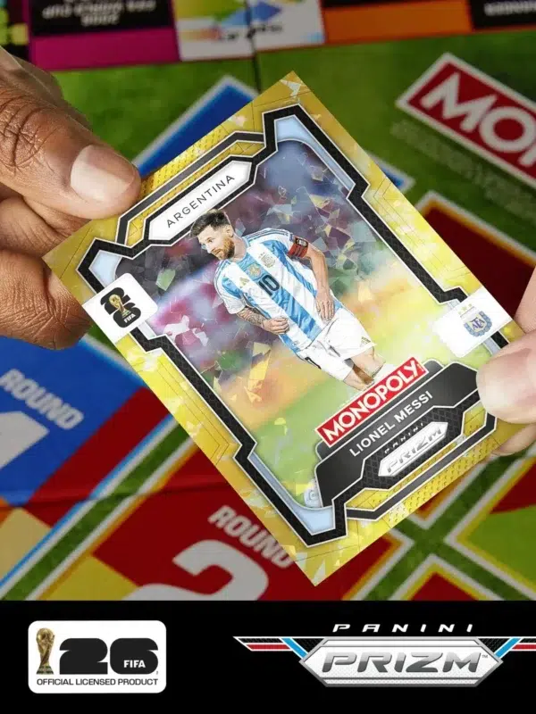 Monopoly Panini Prizm FIFA World Cup Trading Card Edition Board Game - NL Edition
