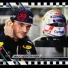 2021 Max Verstappen #43 Topps F1 Checker Flag